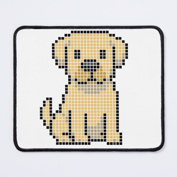 Item preview, Pixeled Lab (yellow) designed and sold by Brain Fart Buffet.