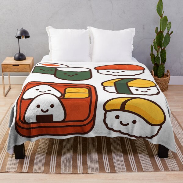 Item preview, Kawaii Japanese Sushi & Bento Cute Vector Illustration designed and sold by NipponPop.