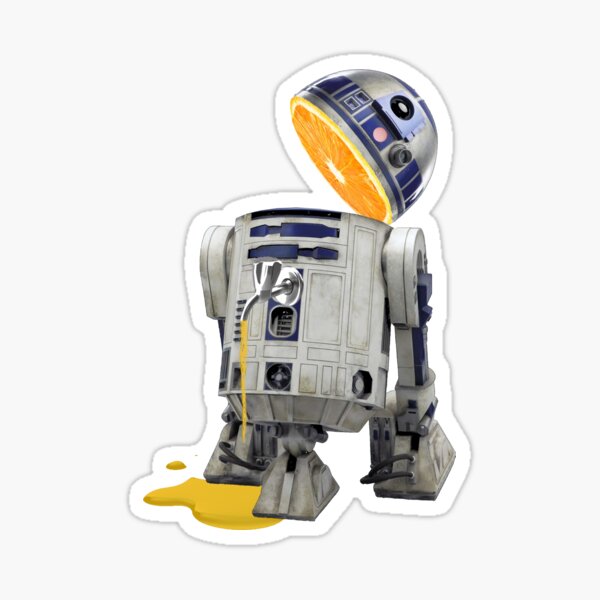 Item preview, R2-Orange2 – Citrus Droid Parody T-Shirt designed and sold by slippyjx.