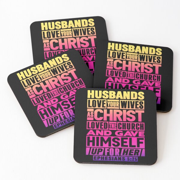 Item preview, Ephesians 5:25 Husbands Love Your Wives As Christ Loved The Church designed and sold by plushism.