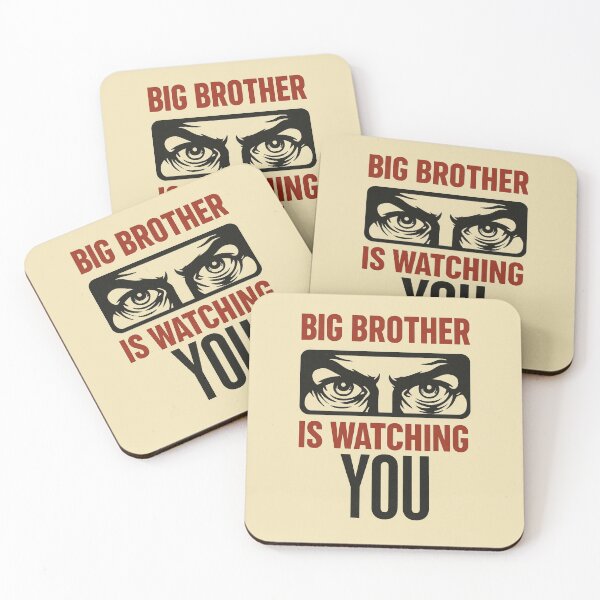 Item preview, BIG BROTHER IS WATCHING YOU designed and sold by TheWonkyEaselCo.