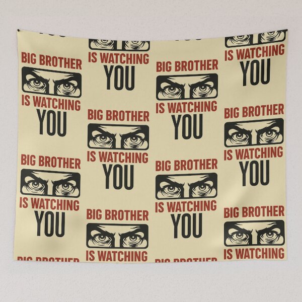 Item preview, BIG BROTHER IS WATCHING YOU designed and sold by TheWonkyEaselCo.