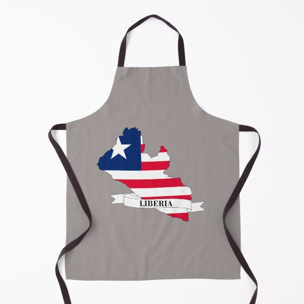 Item preview, Flag map of Liberia designed and sold by visual adventures.