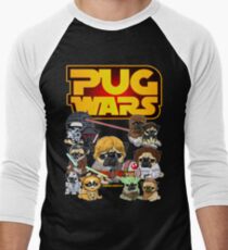 PUG WARS Men's Baseball ¾ T-Shirt