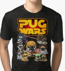 PUG WARS Tri-blend T-Shirt