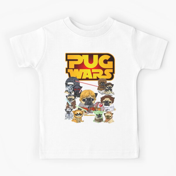 PUG WARS Kids T-Shirt