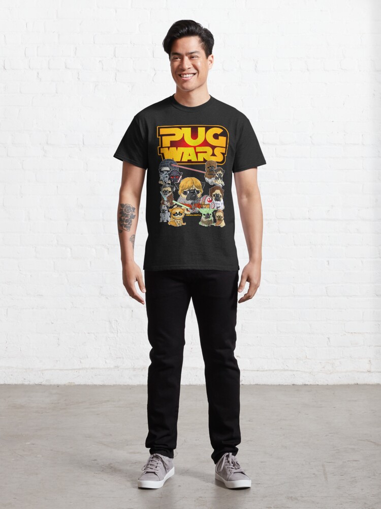 Alternate view of PUG WARS Classic T-Shirt