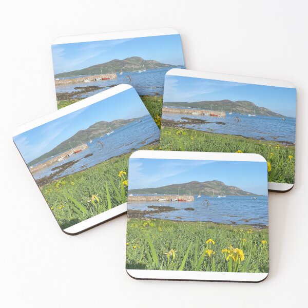 Item preview, Yellow flag & Holy Isle designed and sold by Fiona MacNab.