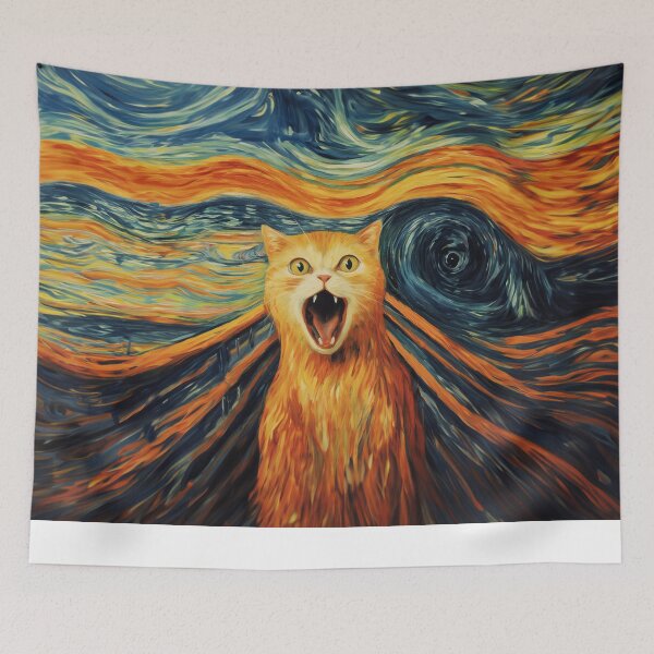Item preview, Screaming Cat designed and sold by NXTprints.