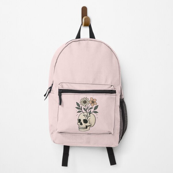 Item preview, Floral Skull Design – Flowers Growing from Eye Sockets | Life & Death Aesthetic designed and sold by ColorSplash123.