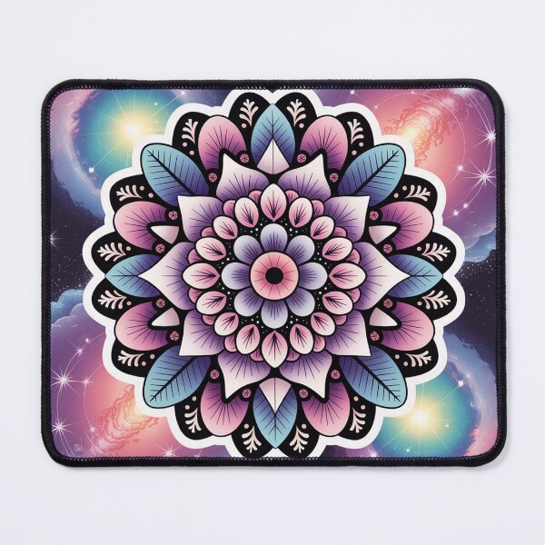 Item preview, Floral mandala in space. designed and sold by Lilashakti ⭐️ ⭐️ ⭐️ ⭐️ ⭐️.