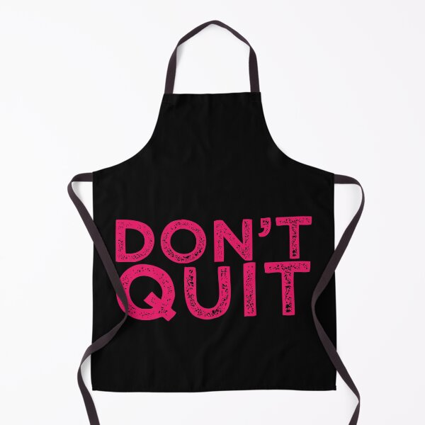 Item preview, Don’t Quit Get Fit | Funny and Fierce Fitness Gym Motivation Design designed and sold by typoinspired.