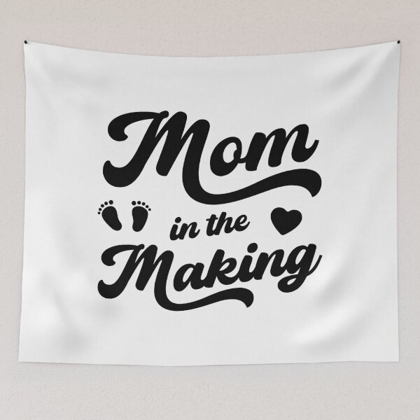 Item preview, Mom in the Making (Black Text) designed and sold by STUDIO-72.