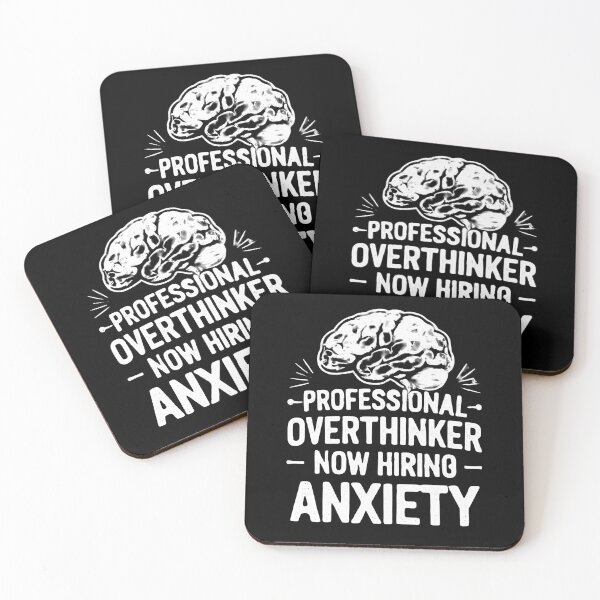 Item preview, Professional Overthinker – Now Hiring Anxiety T-Shirt – Mental Health Humor designed and sold by Globe-vibes.