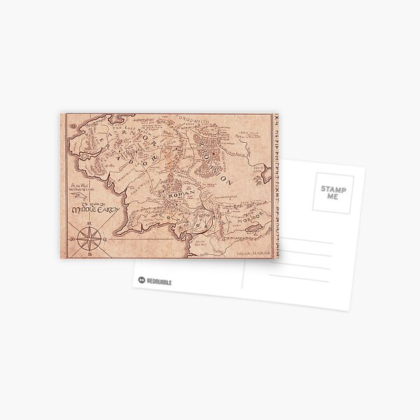 Item preview, Middle Earth map designed and sold by InmaG.