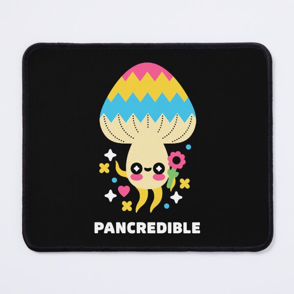 Item preview, Pansexual Pride Mushroom designed and sold by musingtreeart.