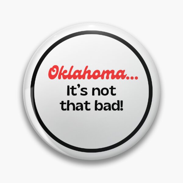 Item preview, Oklahoma Funny Sticker designed and sold by peculiargorl.