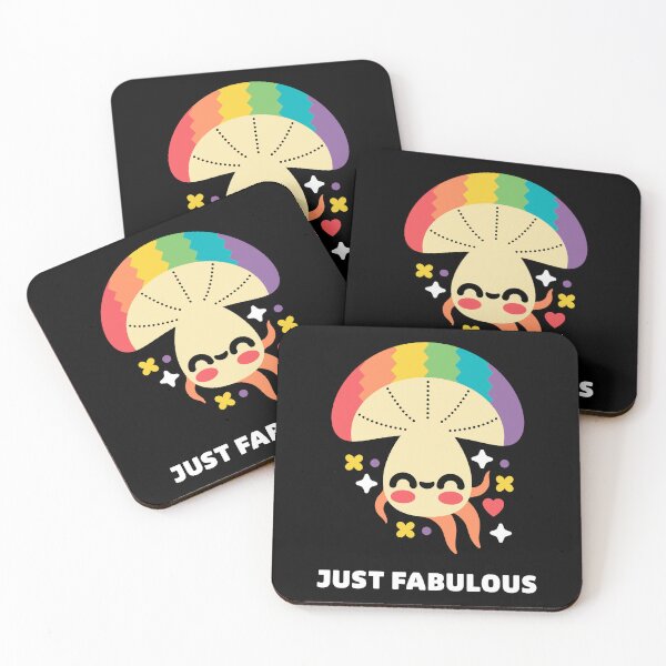 Item preview, Rainbow Pride Mushroom designed and sold by musingtreeart.