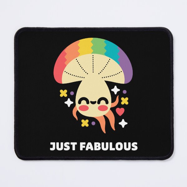 Item preview, Rainbow Pride Mushroom designed and sold by musingtreeart.