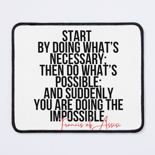 Item preview, Start by Doing What's Necessary – Motivational Typography Design designed and sold by CallisC-Arts.