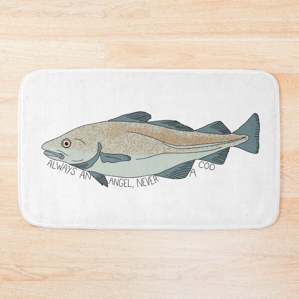 Item preview, Always an angel never a cod designed and sold by PeachCatDesigns.