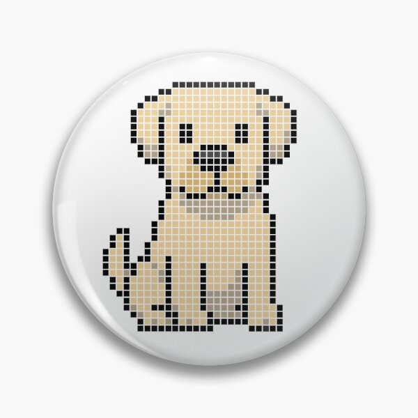 Item preview, Pixeled Lab (light yellow) designed and sold by Brain Fart Buffet.