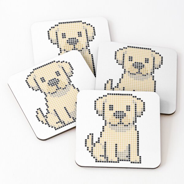 Item preview, Pixeled Lab (light yellow) designed and sold by Brain Fart Buffet.