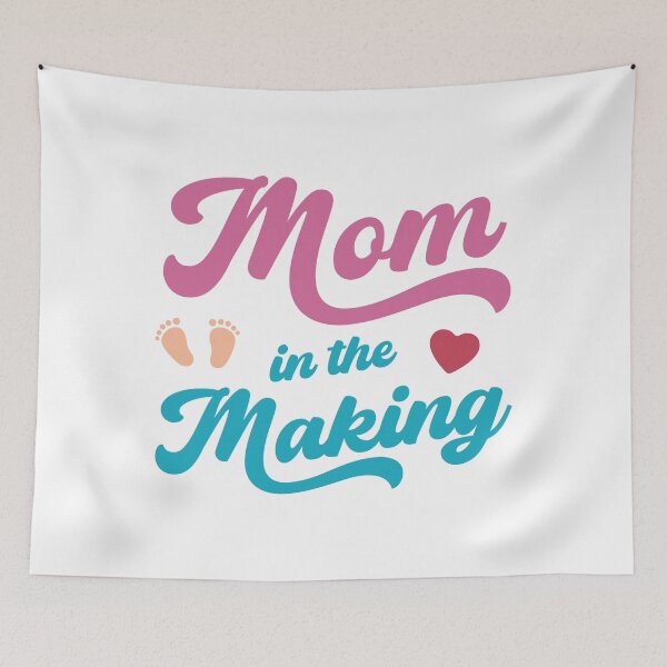 Item preview, Mom in the Making (Colour Text on White) designed and sold by STUDIO-72.