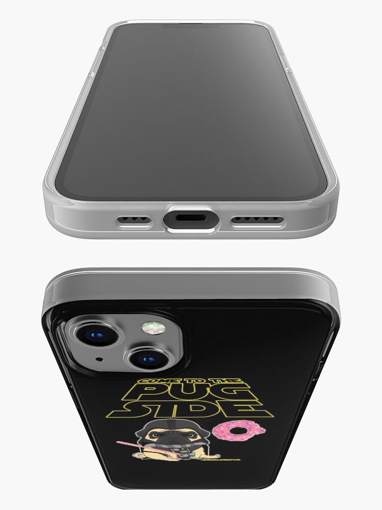 Alternate view of Come to the Pug Side iPhone Case