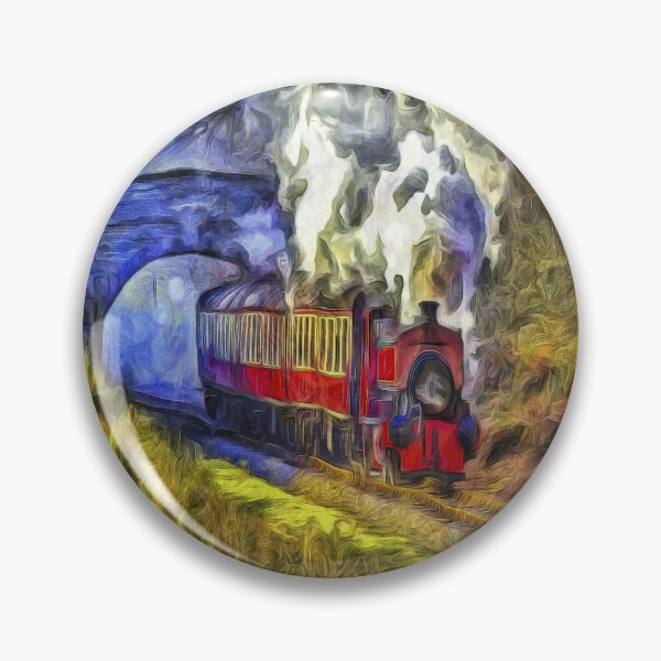 Item preview, Steam Train Van Gogh Style designed and sold by Londonimages.