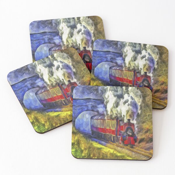 Item preview, Steam Train Van Gogh Style designed and sold by Londonimages.