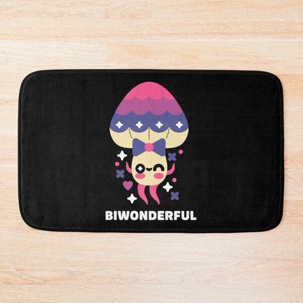 Item preview, Bisexual Pride Mushroom designed and sold by musingtreeart.