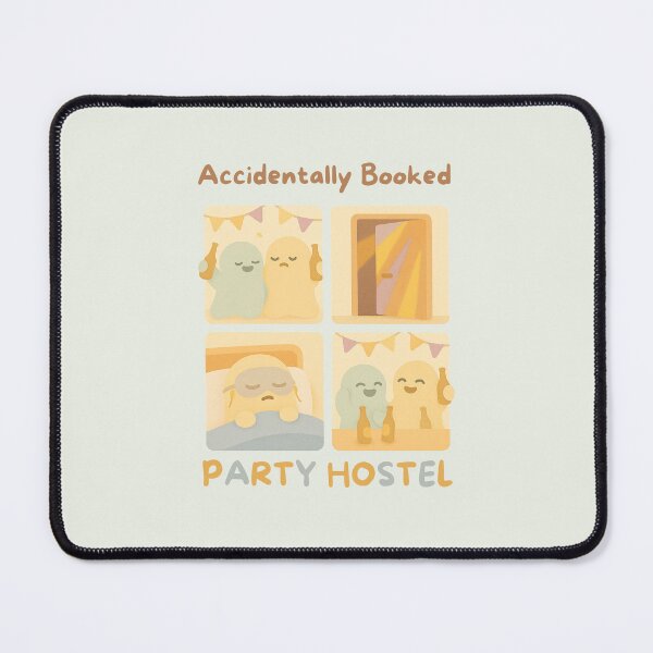 Item preview, Accidentaly Party Hostel - Funny travel designs designed and sold by HolaNomad.