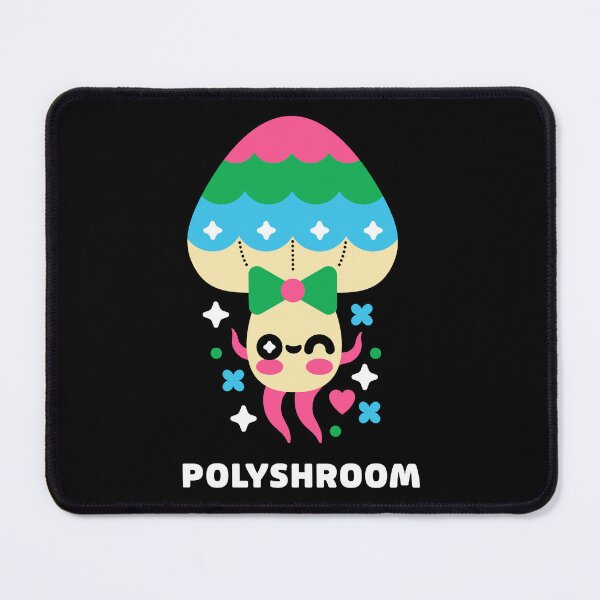 Item preview, Polysexual Pride Mushroom designed and sold by musingtreeart.
