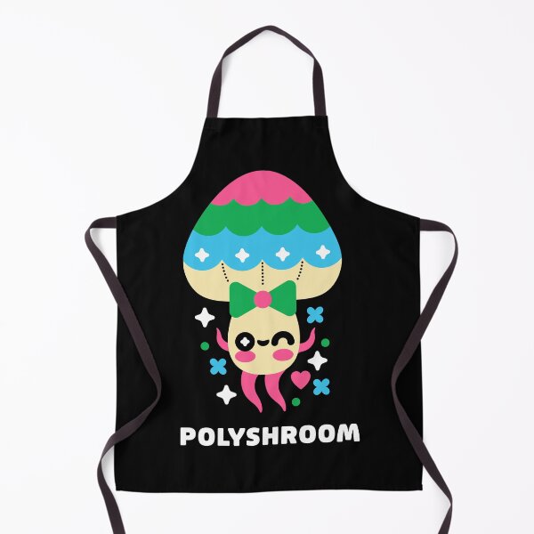 Item preview, Polysexual Pride Mushroom designed and sold by musingtreeart.