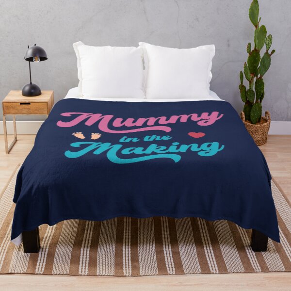 Item preview, Mummy in the Making (Colour Text on Blue) designed and sold by STUDIO-72.