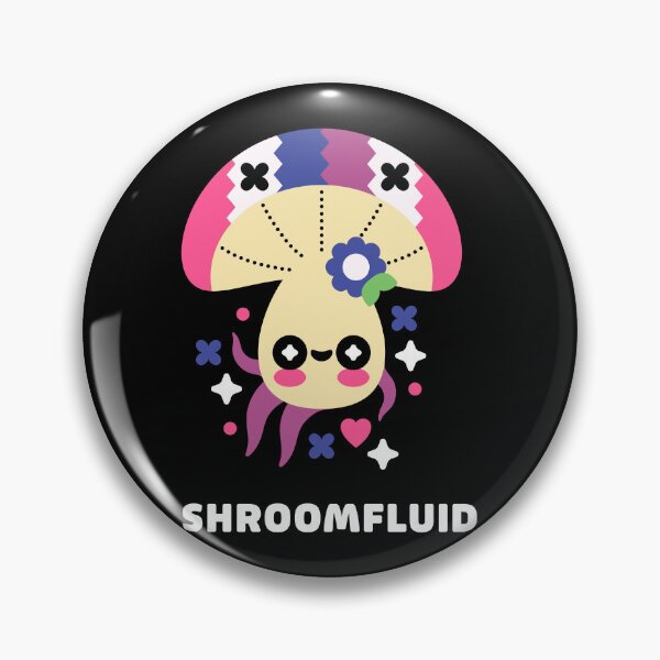 Item preview, Genderfluid Pride Mushroom designed and sold by musingtreeart.
