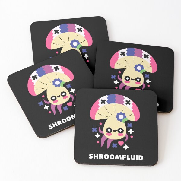 Item preview, Genderfluid Pride Mushroom designed and sold by musingtreeart.