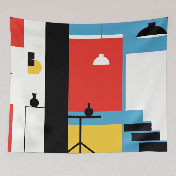 Item preview, Bauhaus Geometric Art Print Minimalist Design designed and sold by Timegraf.