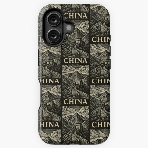 Item preview, China Linocut Style  designed and sold by Thistle-TShop.