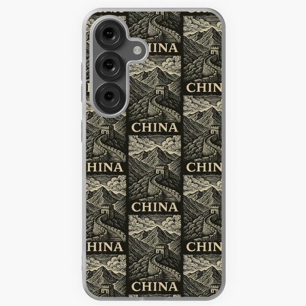 Item preview, China Linocut Style  designed and sold by Thistle-TShop.