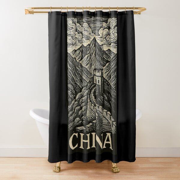 Item preview, China Linocut Style  designed and sold by Thistle-TShop.