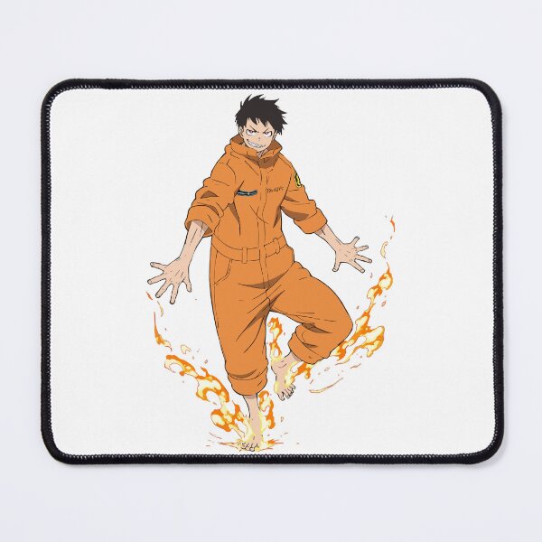 Item preview, Shinra Kusakabe stand with fire designed and sold by Anime-ascrocco.