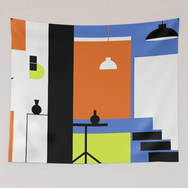 Item preview, Bauhaus Geometric Art Print Minimalist Design designed and sold by Timegraf.