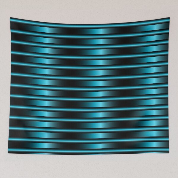 Item preview, Seamless pttern background of electric turquoise horizontal light bulbs. Creates a pipe like surface. designed and sold by CreativebyTKK.