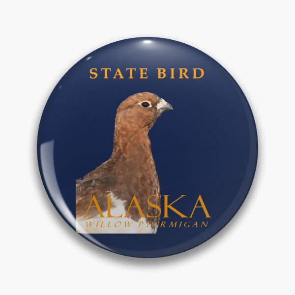 Item preview, Alaska Territory Bird The Willow Ptarmigan designed and sold by taiche.
