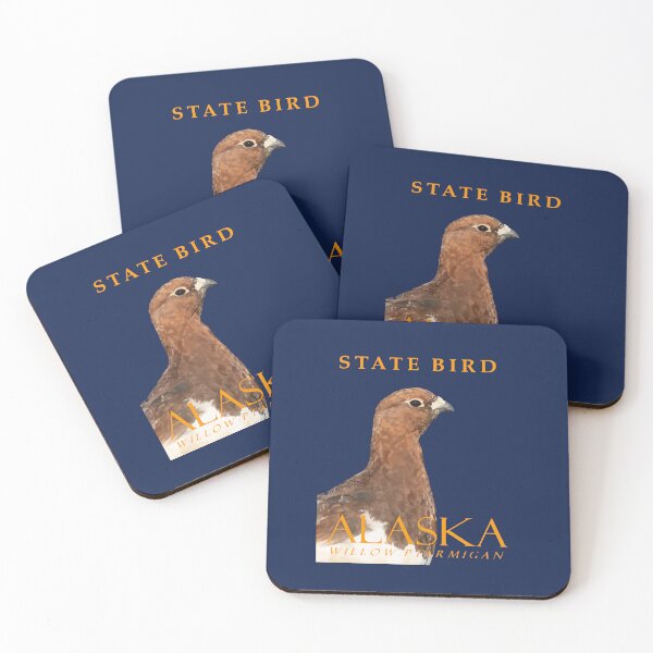 Item preview, Alaska Territory Bird The Willow Ptarmigan designed and sold by taiche.