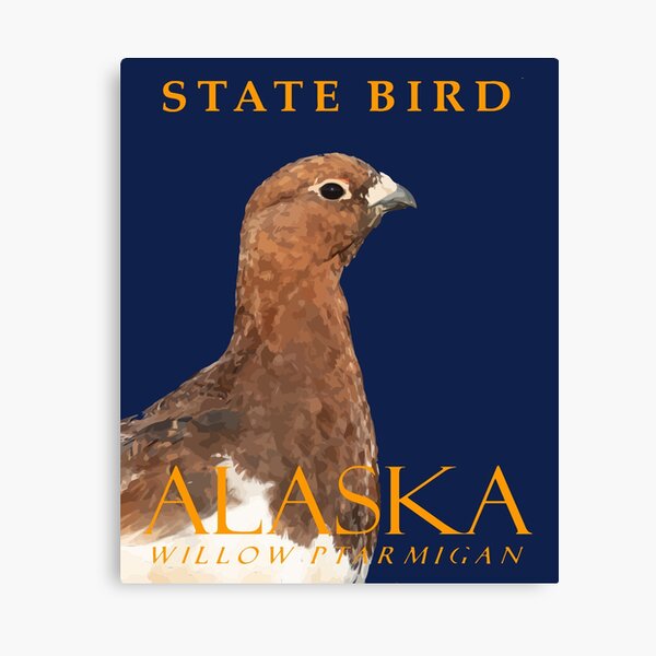 Item preview, Alaska Territory Bird The Willow Ptarmigan designed and sold by taiche.