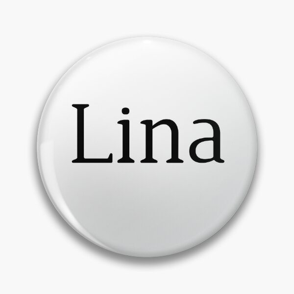 Item preview, Lina – Elegant Arabic Girl Name in Bold Black Cartoon Font designed and sold by Simplty.