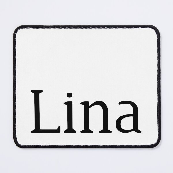 Item preview, Lina – Elegant Arabic Girl Name in Bold Black Cartoon Font designed and sold by Simplty.